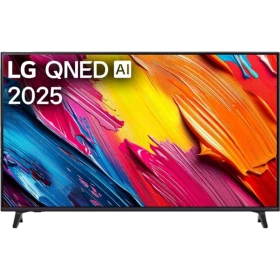 LG 65QNED70A6A Ultra HD 4K QNED AI televizyon, genel renkli ekranda canlı renkler ve çiçekler.