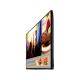 Samsung RM40D Full HD FHD LED televizyon, siyah gövde üzerinde yemek ve eğlence içerikleri görüntüsü