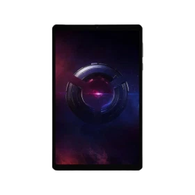 Lenovo Legion oyuncu tableti, siyah renk; 12 GB RAM ve 256 GB depolama kapasitesiyle önden görünüm