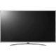 LG 75UM7600PLB Ultra HD 4K LED televizyon, genel renk, ince çerçeveli düz ekran ön görünüm