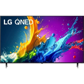 LG 55QNED80T6A Ultra HD 4K TV, QNED Televizyon; renkli ekranda dinamik sıçrama görseli