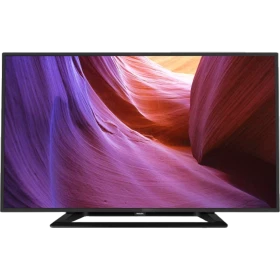 Philips 32PHK4100 HD Ready LED televizyon; siyah çerçeveli, canlı renkli ekran görüntüsü ile ana vitrin ürün fotoğrafı