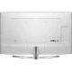 LG 49UH850V Ultra HD 4K LED televizyonun arka paneli, genel renkli tasarım ve ayak detayı görünüyor