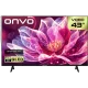 Onvo 43VQ80F3FA 43 inç Full HD FHD LED televizyon, çiçek desenli ekranıyla önden görünüm