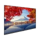 Arçelik A43K 692G Hotel Full HD FHD LED TV, siyah çerçeveli ekranında dağ ve göl manzarası gösteriyor