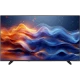 Vestel 55UV9750 Ultra HD 4K LED televizyon, renkli dalga desenli ekranıyla önden görünüm