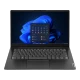 Lenovo V15 G4 IRU 83A100KXTRAT37 siyah iş ve ofis laptopu, açık ekranlı önden görünüm