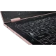 Lenovo Yoga A12 2 GB 32 GB açık pembe tabletin klavye bağlantısı ve su sıçratma detayları görünüyor
