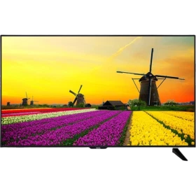 Vestel 50UD8800T Ultra HD 4K LED televizyon, renkli lale tarlaları ve yel değirmenlerini gösteren ekran