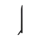 TCL 75C855 Ultra HD 4K LED televizyon, genel renkli ince tasarım ve ayaklı dikey görünüm