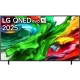LG 86QNED86A6A Ultra HD 4K QNED televizyon ekranında canlı renkli görseller, genel renkli vitrin modeli