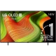 LG OLED65B56LA Ultra HD 4K OLED televizyon, canlı renkli soyut ekran tasarımı; vitrin görünümü