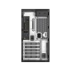 Dell Precision T3630 Delta masaüstü bilgisayarın siyah arka paneli ve bağlantı noktaları