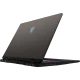 MSI Crosshair A17 HX D8WGKG-044XTR015 koyu gri oyuncu laptop; açık ekran ve renkli arka ışıklar görünür.