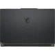 MSI Cyborg 15 A13UC-2087XTR siyah oyuncu laptop kapağında ejderha arması bulunan tasarım.