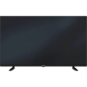 Arçelik A55 B 800 B Ultra HD 4K TV, siyah çerçeveli LED televizyonun önden görünümü
