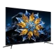 TCL 65C655 Pro Ultra HD 4K LED televizyon siyah ekranda mavi-sarı çiçek desenli canlı görüntü