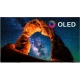 Philips 55OLED803 Ultra HD 4K OLED televizyon; uzay temalı ekranda parlak renkler ve OLED yazısı görünüyor