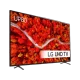LG 86UP80006LA Ultra HD 4K LED Televizyon; siyah gövdeli, UP80 ve UHD TV görünümlü ekran.