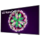 LG 75NANO796NF 75 inç Ultra HD 4K LED TV, NanoCell renkli görsel ekrana yansıtılmış, genel renk.