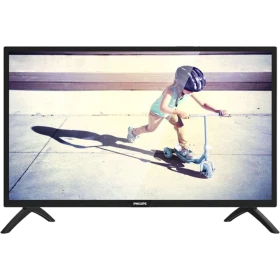 Philips 32BDL4012N HD Ready LED televizyon; ekranda çocukların scooter ile oyun sahnesi, genel renkli model