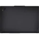 Siyah Lenovo ThinkPad P16 G3 21RQ000JTX iş ve ofis laptopu, üst kapak tasarımıyla önden görünüm