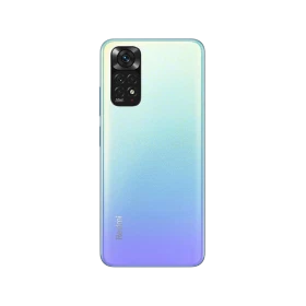 Xiaomi Redmi Note 11 Buz Mavisi akıllı telefonun arka yüzü, çoklu kamera modülü ve şık tasarım
