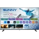 Sunny SN55UPRL-W02M Ultra HD 4K TV, 55 inç ekranında webOS Hub arayüzüyle önden görünüm