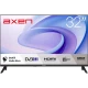 Axen AX32HMLN-N01S 32 inç HD Ready HD TV, siyah çerçeveli televizyon ve ayakları