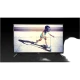 Philips 43PFS4012 Full HD LED televizyon; ekranda bisiklet sürme sahnesi, genel renk siyah arka tasarım