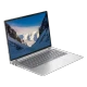 HP EliteBook 640 G11 gümüş renkli ultrabook laptop, kar manzaralı ekranda açık kapak şekilde görünüyor