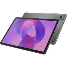 Lenovo Tab K11 Gen 2 TB336FU gri tablet; öğrenci kullanımı ve kalemli set, ekran üzerinde güncel saat gösterimi.