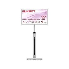 Axen AX32FMTR-A13B 32 inç Full HD televizyon, ayaklı tasarımıyla önden görünüm