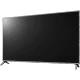 LG 55UK6500PLA Ultra HD 4K LED televizyon; siyah ekranda ince çerçeve ve ayaklı tasarım