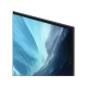 Samsung 83S90H Ultra HD 4K OLED televizyon siyah çerçeveli, mavi renkli ekran görünümü