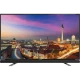 Grundig 43 VLE 6535 BL Full HD LED televizyon, siyah çerçeveli ekranda şehir manzarası gösteriyor