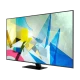 Samsung 65Q80T QLED 65 inç Ultra HD 4K TV; renkli geometrik ekran tasarımı ile önden görünüm