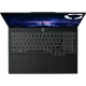Siyah Lenovo Legion 5 15IAX10 83F0008BTRA44 oyuncu laptop, açık ekran ve tam boy klavye üstten görünüm