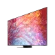 Samsung 55QN700B Ultra HD 8K QLED TV ekranda renkli akışkan görüntü, genel siyah tasarım