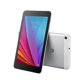 Huawei MediaPad T1 7.0 gri tablet; önde ekran, arkada kamera ve Huawei logosu görünen uygun fiyatlı model