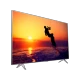 Philips 65PUS8102 Ultra HD 4K LED televizyon, genel renk; gün batımı manzaralı ekranda cihaz görünümü
