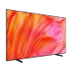 Samsung 98U9000H Ultra HD 4K TV, ince siyah çerçeveli ve renkli ekranıyla önden görünür