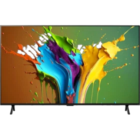 LG 98QNED89T6A Ultra HD 4K QNED televizyon; canlı renkli boya sıçraması ekranda, genel renk vitrin görseli