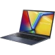 Asus VivoBook 15 M1502YA-BQ579A011 koyu mavi iş ve ofis laptopu, açık ekranlı kullanım görünümü