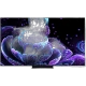 TCL 75C835 Ultra HD 4K LED televizyon, siyah çerçeveli ve renkli uzay temalı ekran görüntüsü.