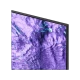 Samsung 75QN700C Ultra HD 8K QLED televizyon, genel renk; mor sulu ekran dokusu ile önden görünüm.