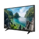 Beko B55L 8740 5B Ultra HD 4K TV, siyah çerçeveli ekranında doğa manzarası görüntülenen televizyon