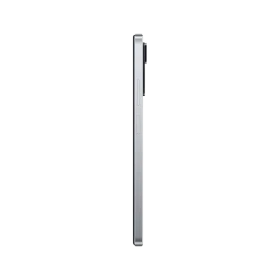 Xiaomi Redmi Note 11 Pro 5G beyaz akıllı telefonun yandan görünümü, ince gövde ve kamera çıkıntısı