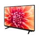 Arçelik A65 A 850 B Ultra HD 4K LED televizyon, çiçek görüntülü siyah ekran ve ayak tasarımıyla.