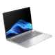 HP ProBook 4 G1i 16 AI D21P2ET gümüş ultrabook laptop, açılmış klavye ve ekran görüntüsü ile.